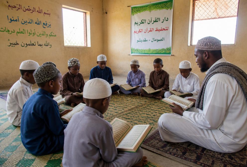 حلقة تحفيظ لعام كامل في الصومال